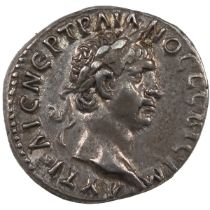 98-99 AD Lycia silver Drachm of Trajan. Obverse: laureate head of the Emperor facing right, 'AVT ...