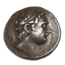 223-187 BC Seleucid Empire silver Tetradrachm of Antiochus III the Great. Obverse: diademed head ...