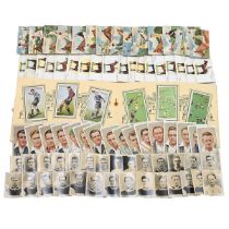 Cigarette Cards- Football, Horse Racing, Cricket (5). Anstie- Downland (full set); Players- Derby...