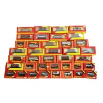 Quantity of boxed Hornby 00 gauge Model Railway wagons. All LMS colours. (40)