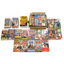 Quantity of TV Only Fools & Horses VHS Cassette Tapes. Ten (10) are signed by various cast member...