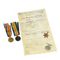 WW1 & WW2 medals. British WW1 victory & defence medals awarded to Victor George Granville Coles S...