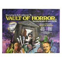 Original 'Vault of Horror' Cinema Poster c1973. unfolded: W 102cm, H 75cm.