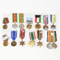 Group of Mixed Medals. WW1 War & Victory medal  to DVR W. Cotton R.A. 1890068; WW2 Burma Star, Pa...