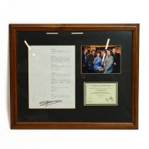 Signed Only Fools & Horses TV Script Page.  Autographed by cast members. Page 21 from 'If they co...