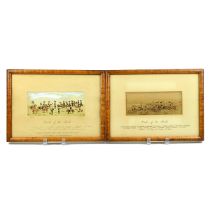 Late 19th Century - 'Cracks of the North'; and 'Cracks of the South', prints with handcolouring i...