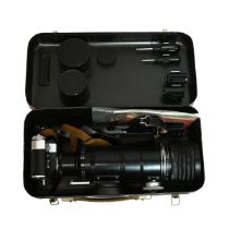 Zenit Photosniper Camera in case. Zenit-ES SLR 35mm body with Tair-3-Phs F/4.5 300mm lens. With f...