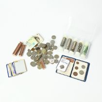 Group of UK and British Overseas Territories currency, banknotes, and Change Checker trading card...