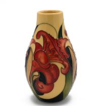 Moorcroft "Rydal Mount" vase by Emma Bossons FRSA, 2009. Shape/Size 117/55. Height 14cm, diameter...