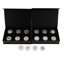 Group of sixteen (16) Westminster Great British Isles Wildlife Guernsey 10p coin collection coins...