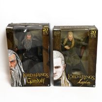 2x Boxed Toys Lord of the Rings Action Figures by Reel Toys. 20" Epic Figures Gandalf & Legolas. ...
