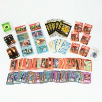 Group of Vintage Mixed Trading Cards etc: Transformers x 18; SuperCinema x6; ET Movie Photo Card ...