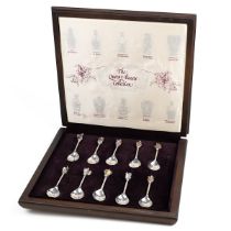 A Queen Elizabeth II limited edition cased set of ten 'The Queen's Beasts Collection' silver and ...