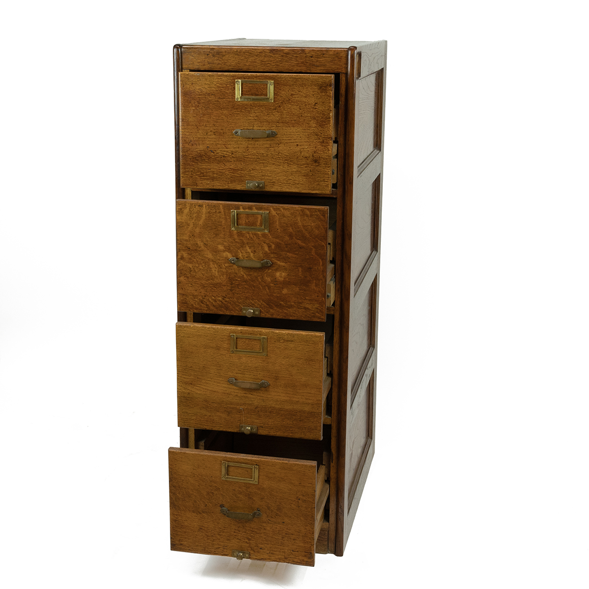 Historic interest - Antique oak filing cabinet from the Chancellor of the Exchequer's Offices, 11... - Image 2 of 4