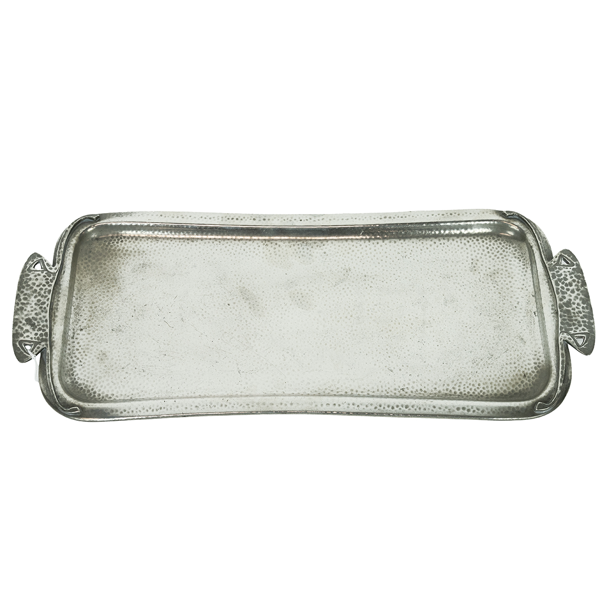 Tudric pewter Art Nouveau two handled tray, stamped marks to underside "H Made in England TUDRIC ...