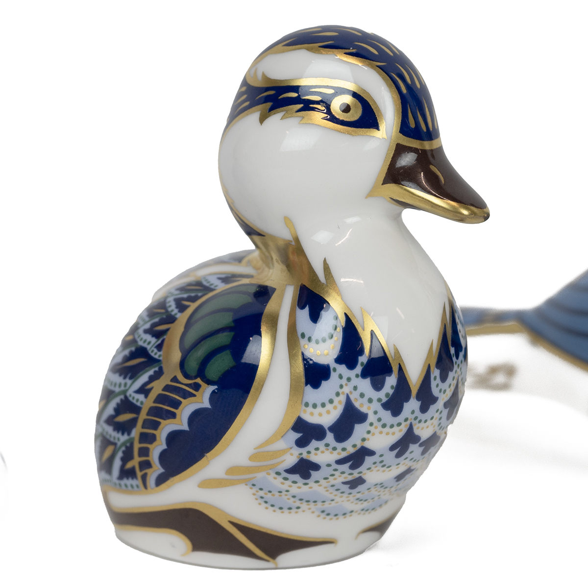 Porcelain figurines to include: Royal Crown Derby paperweights - Duckling (Gold Stopper) and Blue... - Image 2 of 5