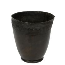 A bronze bucket / situla. Second half of 19th century Italian copy of a Roman example found at He...