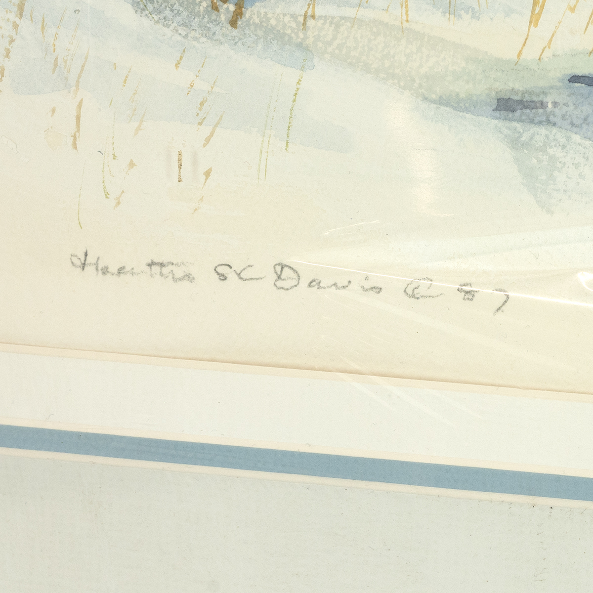 Heather St. Clair Davis (1937-1999) - A Wooded River Landscape in Winter, 1987, watercolour, sign... - Bild 2 aus 2