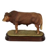 Border Fine Arts 'Limousin Bull' (Style One), model No. L32 by Anne Wall, limited edition of 1500...