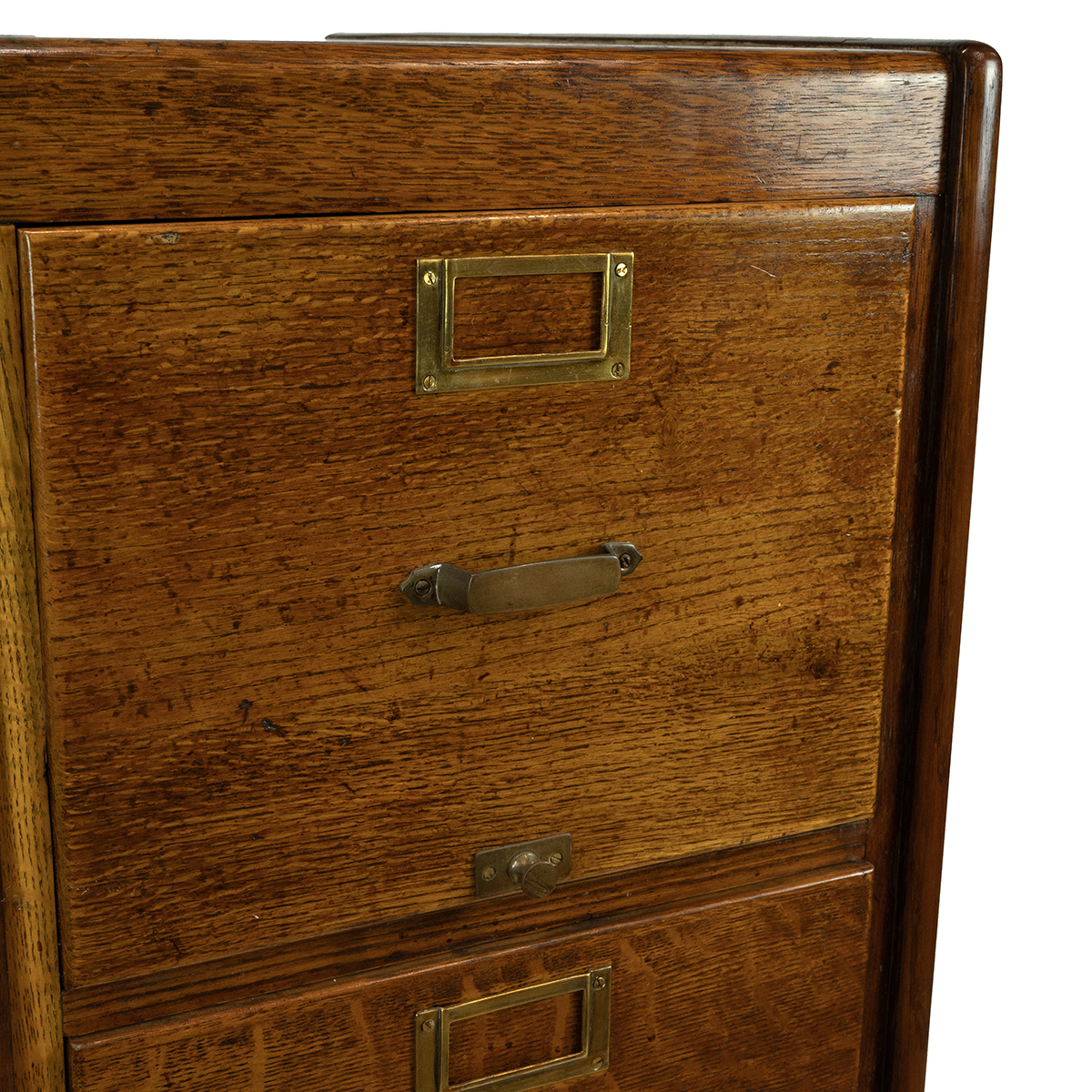 Historic interest - Antique oak filing cabinet from the Chancellor of the Exchequer's Offices, 11... - Image 3 of 4