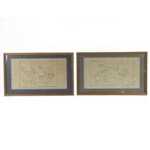 Wiltshire Interest: prints of maps probably commissioned in the early 19th Century by Sir Richard...