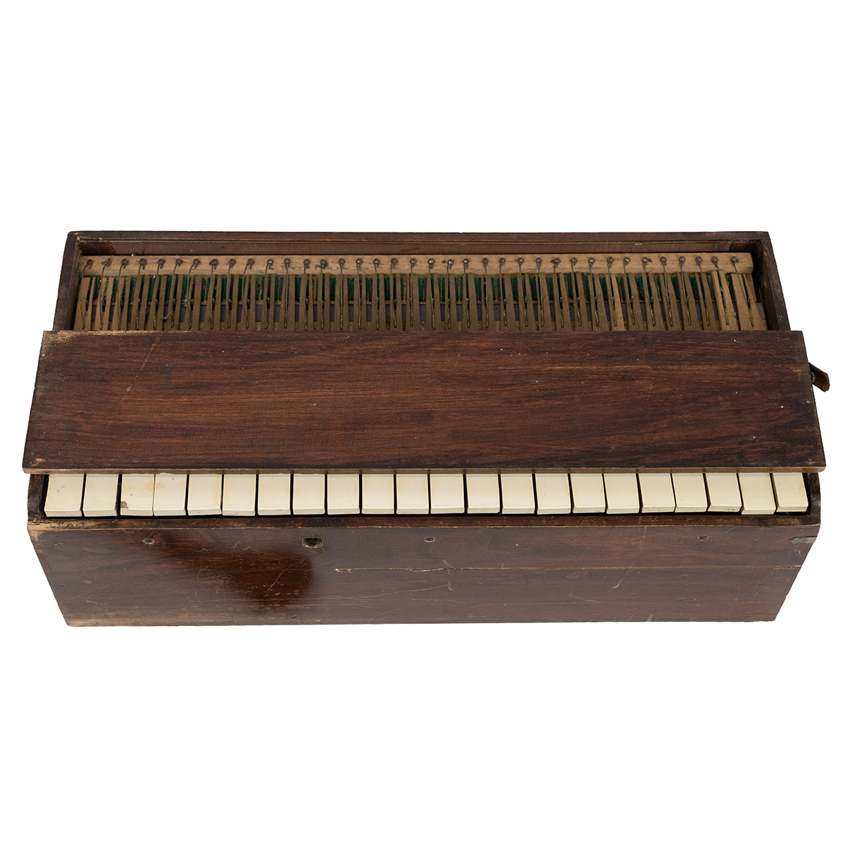 W. Brunt & Sons portable Pump Organ in oak carry case c1900. W 55cm, D 27cm, H 20cm. (M) - Image 2 of 4