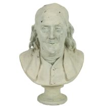 After Jean Antoine Houdon (1741-1828), probably 19th Century - Bust of Benjamin Franklin (1706-17...