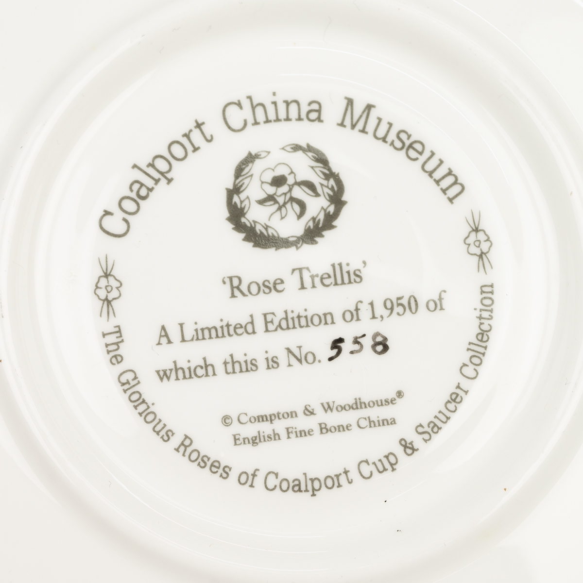 Coalport China Museum - collection of seven limited edition cups and saucers to include "Rose Clu... - Bild 4 aus 4