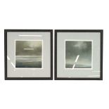 Gemma Grundon (born 1985) - 'Landscape Study 2', and 'Landscape Study 3', 2011, oil on canvas pap...