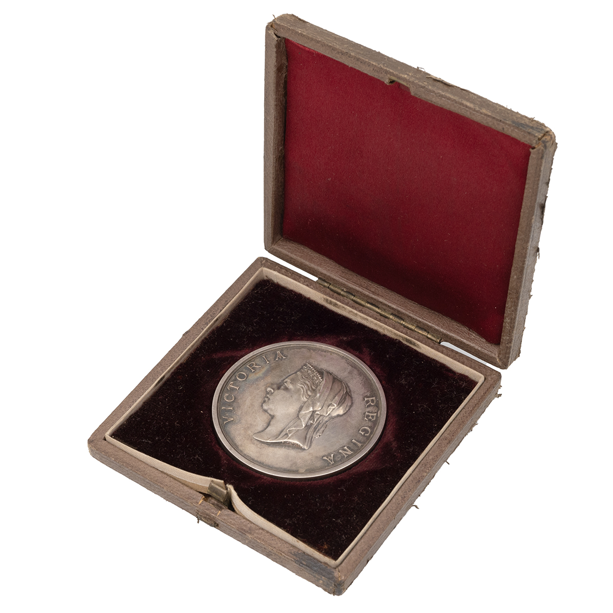 1884 International Health Exhibition silver medal by Leonard Charles Wyon (Eimer 1704, BHM 3175)....