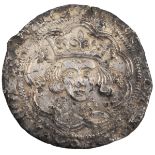 1431-1432/3 King Henry VI Pinecone-mascle issue silver Calais mint Groat (S 1875). Obverse: facin...