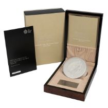 2014 First World War WWI Outbreak 1kg silver proof 100th anniversary coin from The Royal Mint. Ob...