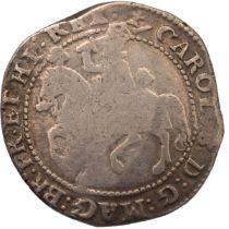 1625-1626 Tower mint under Charles I group I 1a3 silver Halfcrown with cross calvary mintmark (S ...