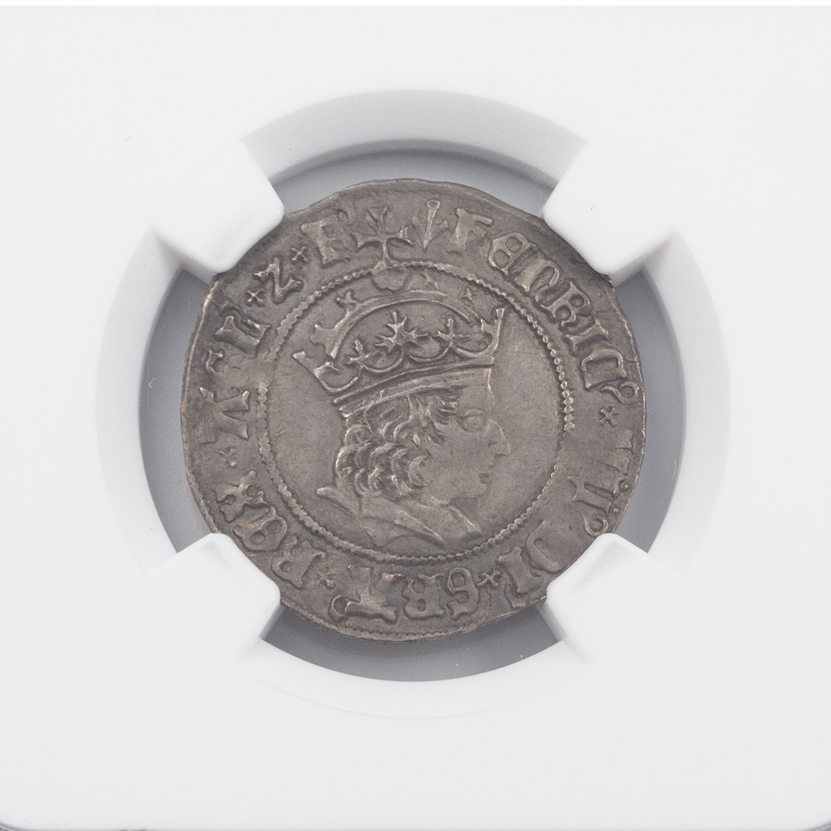 1505-1509 King Henry VII hammered silver 'Profile Issue' Groat with pheon mintmark (S 2258). Obve... - Image 2 of 4