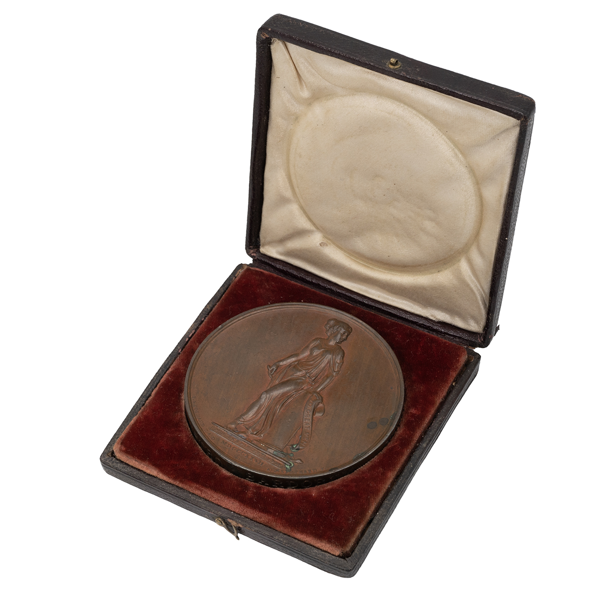 1827 Sir Walter Scott bronze medal by A. J. Stothard for S. Parker's Great Men series (BHM 1312).... - Image 2 of 2