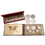 Six (6) Singapore Board of Commissioners of Currency uncirculated coins and sets. Includes (1) 19...
