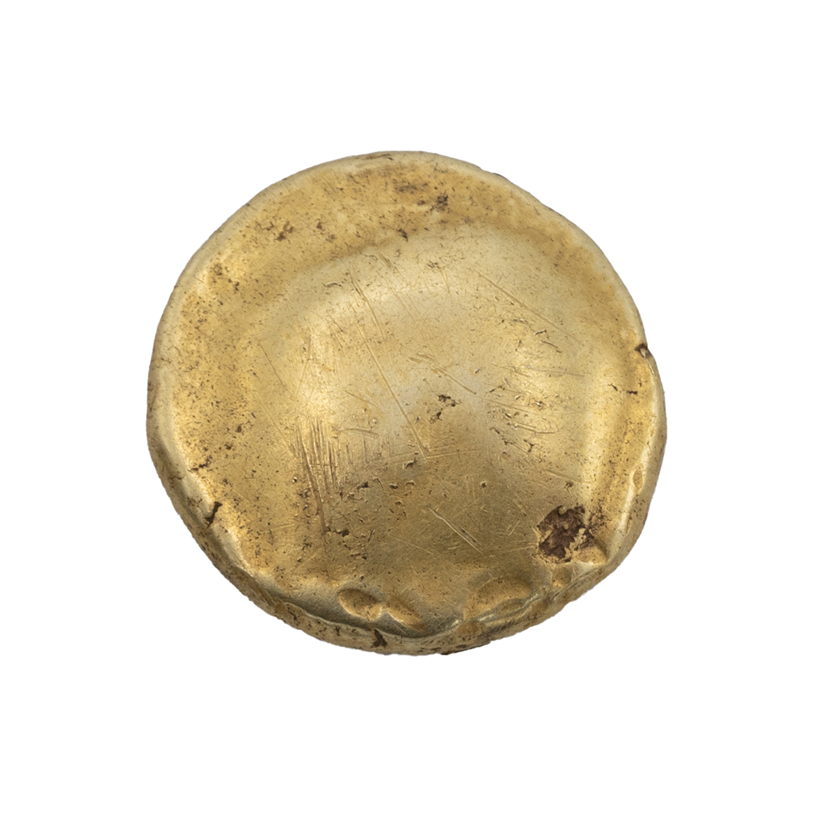 50 BC Gallo-Belgic series E Gallic War uniface Ambiani gold AV Stater (ABC 16, S 11). Obverse: si... - Image 2 of 2