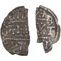 821-823 Ceolwulf I Rochester Penny, broken, struck by Eahlstan, excessively rare (S 924-926, Nais...