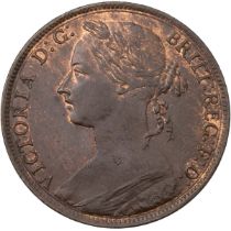 1894 Queen Victoria 'Bun Head' bronze penny: the final issue of this type (S 3954). Obverse: type...