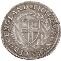 1651 Commonwealth hammered silver Shilling, EF for this issue and scarce (S 3217, North 2724). Ob...