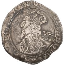 1643-1644 Tower mint under Parliament group F silver Shilling with P mintmark to both sides (S 28...