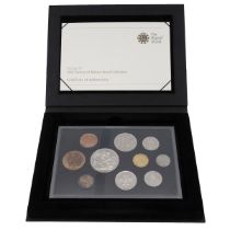 1951 Festival of Britain Proof Collection 9-coin set repackaged in a black folio by The Royal Min...