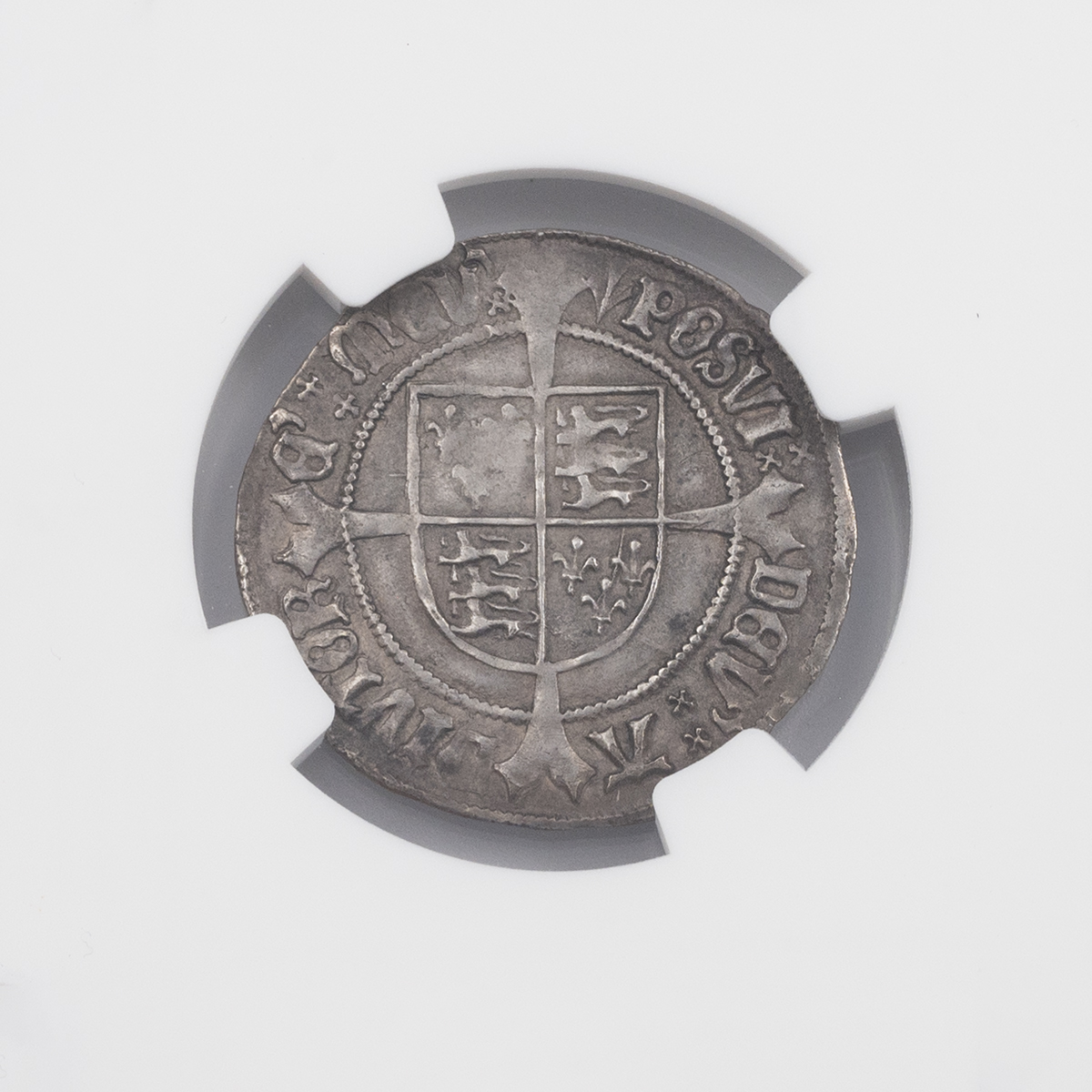 1505-1509 King Henry VII hammered silver 'Profile Issue' Groat with pheon mintmark (S 2258). Obve... - Image 3 of 4