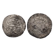 Two (2) 1400s hammered silver Groats of King Henry VI and King Edward IV. Includes (1) 1431-1432/...