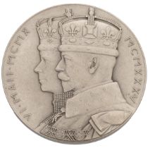 1935 King George V Silver Jubilee official matte silver medal in the Royal Mint box of issue (BHM...
