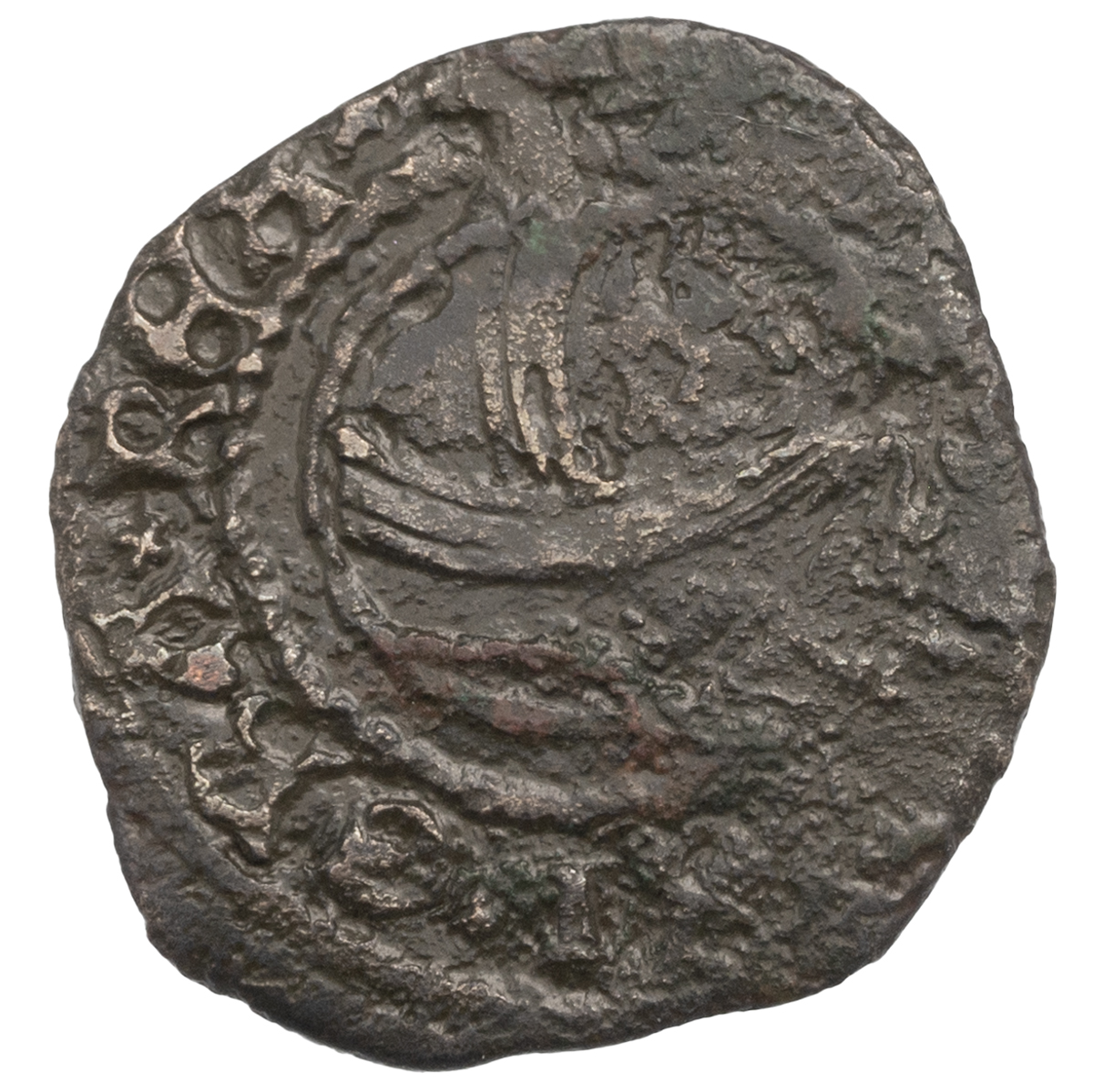 1460-1488 King James III of Scotland Bishop Kennedy Crux Pellit copper 'three-penny' Crossraguel ... - Image 2 of 2