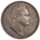 1831 King William IV official silver Coronation medal in a round contemporary box (Eimer 1251, BH...