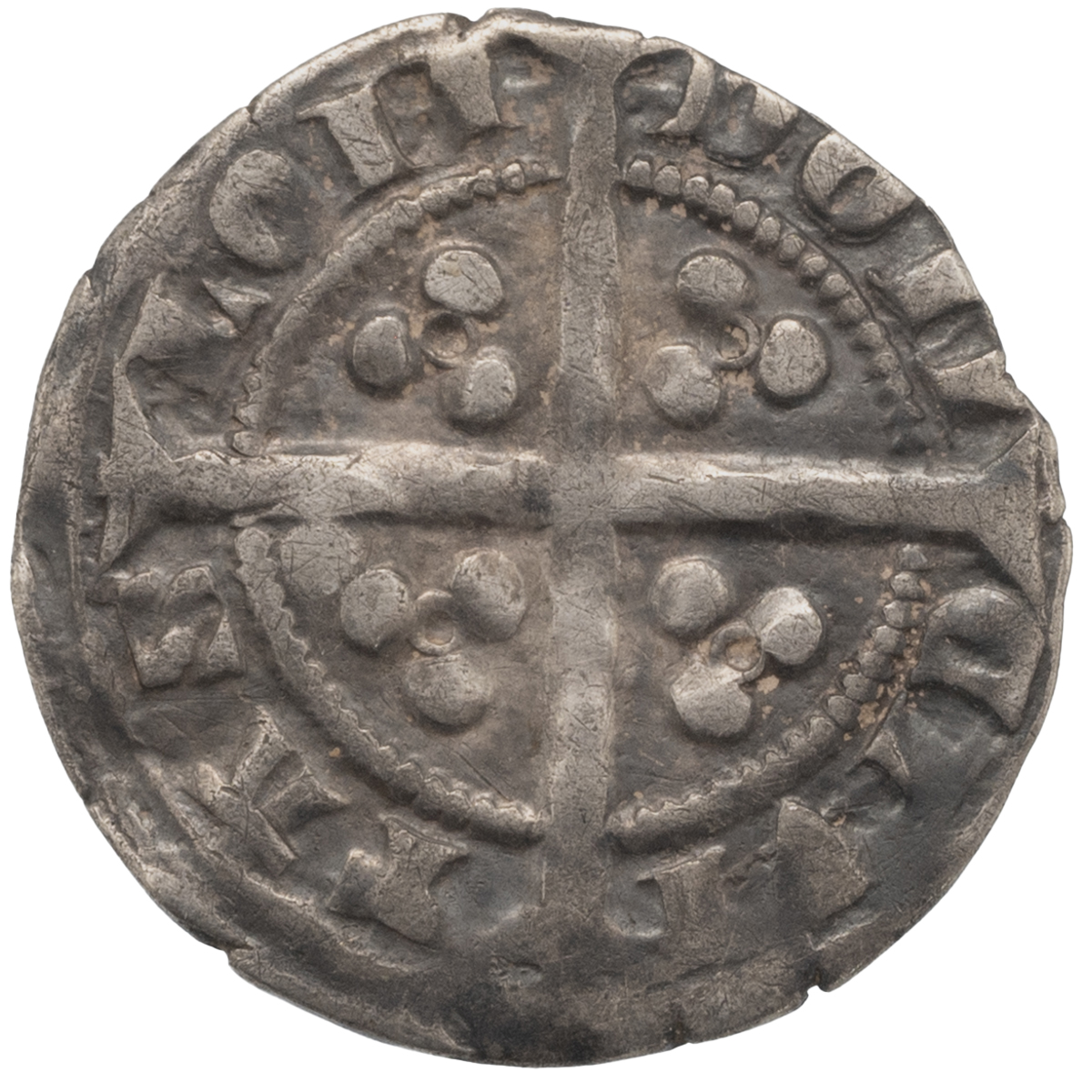 1351-1361 King Edward III silver pre-treaty period Penny, series C, London mint (S 1584, North 11... - Image 2 of 2