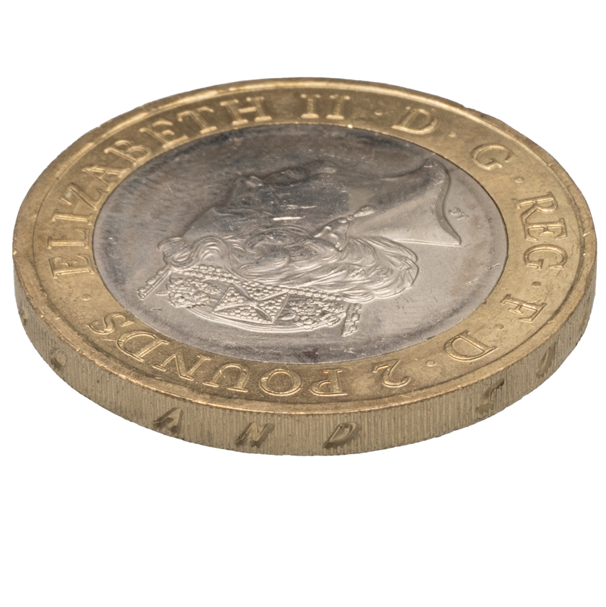 2016 William Shakespeare's Tragedies skull and rose error edge circulating £2 coin from The Royal... - Image 5 of 6