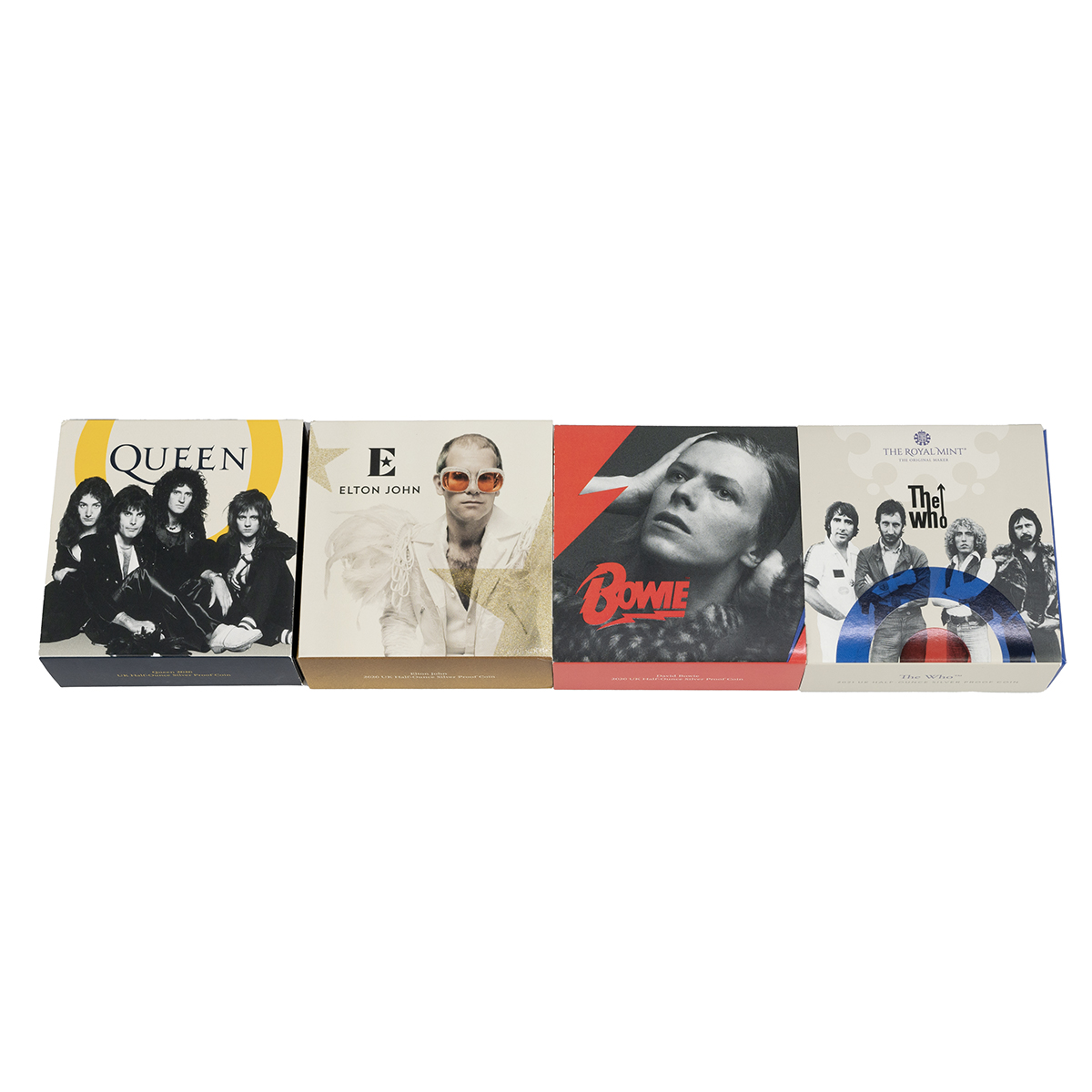 Four (4) Music Legends half ounce silver proof coins from The Royal Mint in boxes. Includes (1) 2... - Image 3 of 3
